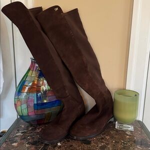 Brand New Stuart Weitzman Brown Suede Knee-High Boots 39.5/9B